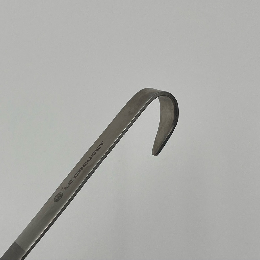 LE CREUSET Stainless Steel Wire Skimmer Deep Fry 14'' Long Discontinued Hanging - Picture 4 of 4